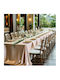 Kotonia Home Tablecloth Cotton Beige 180x300cm