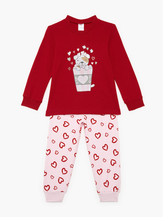 Pretty Baby Kids Nightwear Winter Red and Pink