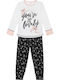 Minerva Kids Nightwear White Bows