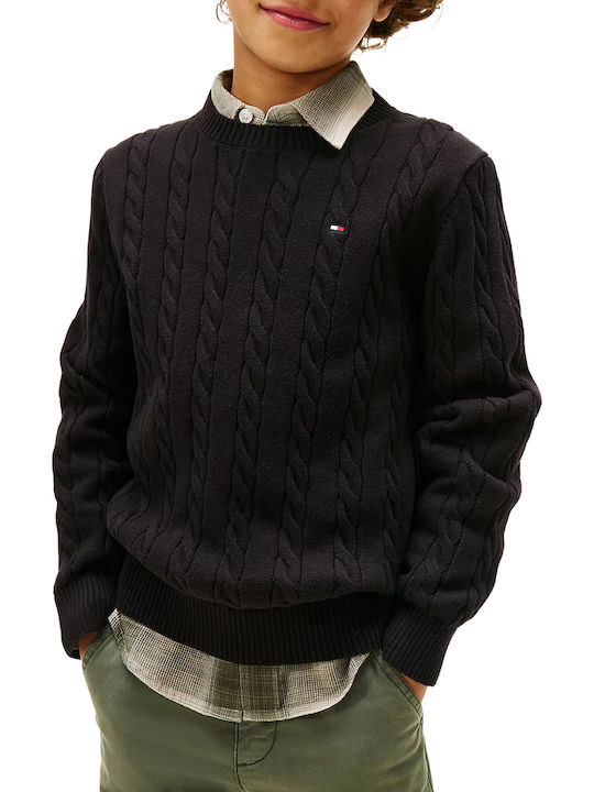 Tommy Hilfiger Kids' Sweater Long Sleeve Black