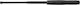 Esp Ergonomic Baston Telescopic Întărit de 18" Negru Mâner Negru Priză Bh-54