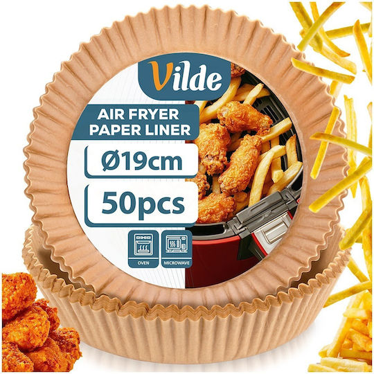Orion Αντικολλητικά Χαρτιά για Air Fryer 19x19εκ. 50τμχ