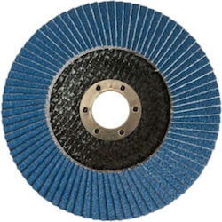 Set 10 Discuri Flap Albastre 125x22 Mm P100 Șlefuire Lemn Metal Polizor Unghiular Cobi Smart