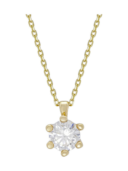 Kiriakos Gofas Charm Solitärring aus Gold 14K