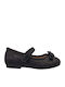Kids Anatomic Ballerinas with Hoop & Loop Closure Black