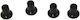 Nutribullet Set 4 Piciorușe de Cauciuc Nutribullet As00002776