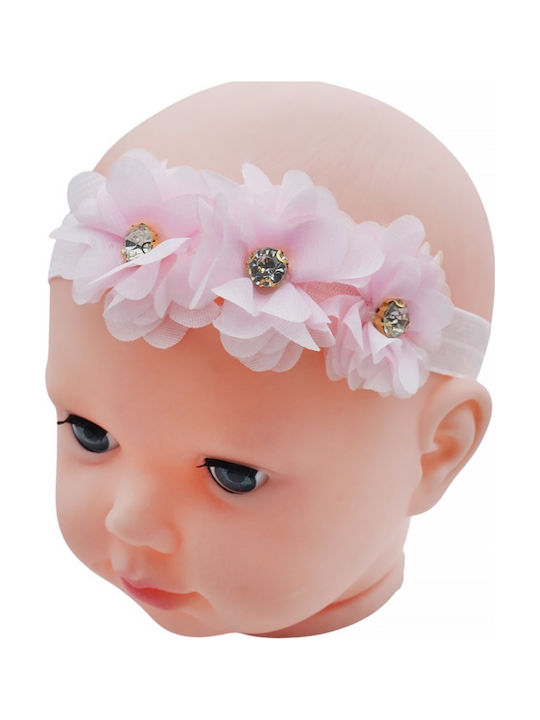 Defne Baby Kinder Haarband in Rosa Farbe