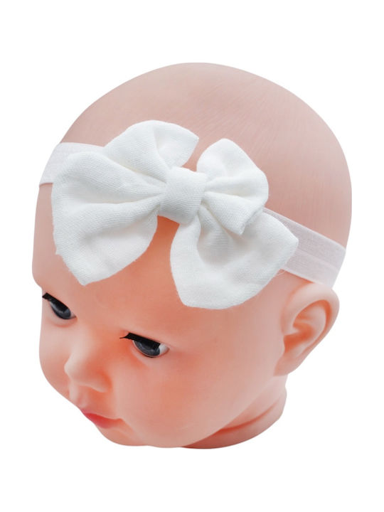 Defne Baby Παιδική Κορδέλα σε Λευκό Χρώμα