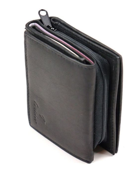 Small Leather Women's Wallet Classic Black
