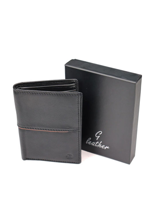 Leather Men's Wallet Classic Black