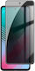 Samsung Galaxy M54 5g Kalebol Високо-Алуминиево Екранно-Печатно Пълно Покритие Черна Рамка Поверителност Закалено Стъкло Филм