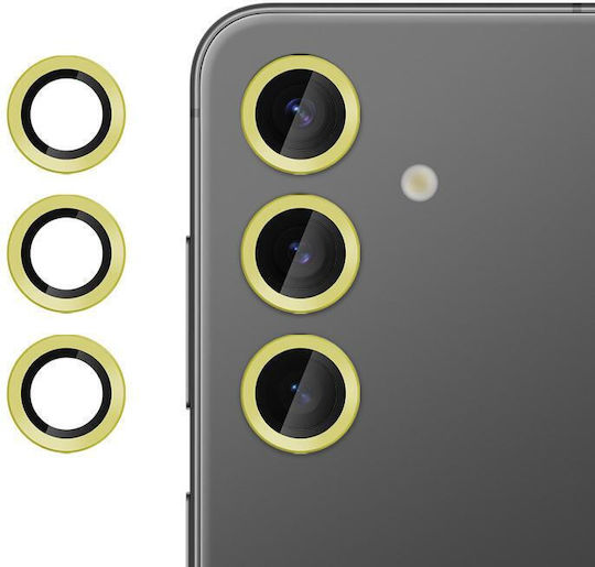 Kalebol Протектор за камера Закалено стъкло Златист за Samsung Galaxy S24 FE 5G