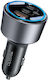 Yesido Auto-Ladegerät 200W Schnellladung mit Anschlüssen: 1xUSB 2xType-C Schwarz Farbe
