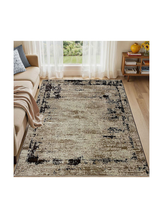Teppich Rechteckig Synthetisch,Polyester/Cotton/Leather Brown