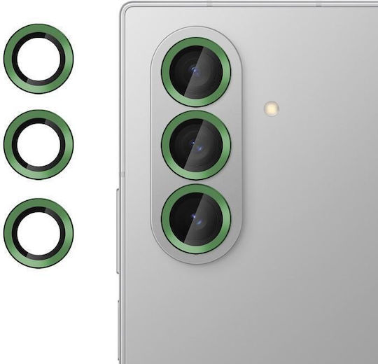 Kalebol Camera Protection Tempered Glass Green for the Samsung Galaxy Z Fold7