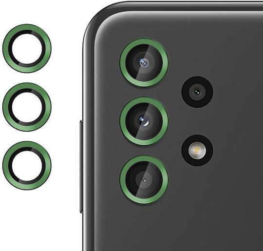 Kalebol Camera Protection Tempered Glass Green for the Samsung Galaxy A13