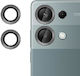 Kalebol Προστασία Κάμερας Tempered Glass Μαύρο για το Redmi Note 13 Pro 4G