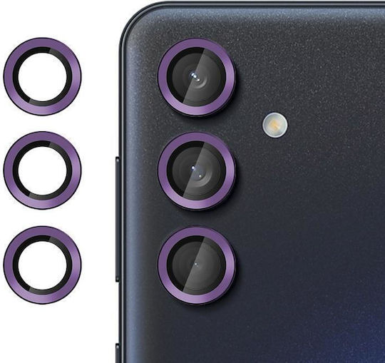 Kalebol Camera Protection Tempered Glass Purple for the Samsung Galaxy M55