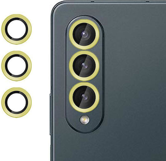 Kalebol Camera Protection Tempered Glass Gold for the Samsung Galaxy Z Fold4
