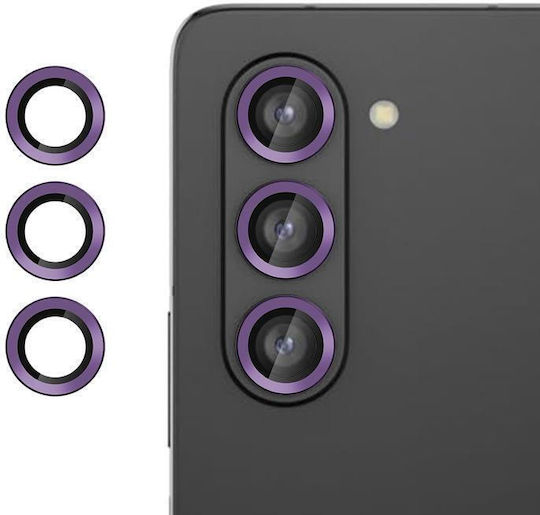 Kalebol Camera Protection Tempered Glass Purple for the Samsung Galaxy Z Fold5