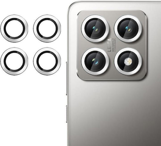 Kalebol Camera Protection Tempered Glass Silver for the Xiaomi 14T Pro