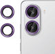 Kalebol Camera Protection Tempered Glass Purple for the Xiaomi Poco X7 Pro, Redmi Turbo 4