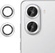 Kalebol Camera Protection Tempered Glass Silver for the Xiaomi Poco X7 Pro, Redmi Turbo 4