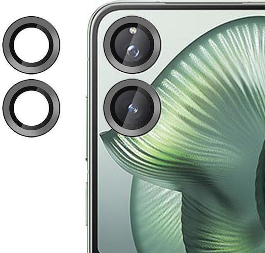 Kalebol Προστασία Κάμερας Tempered Glass Μαύρο για το Xiaomi Mix Flip 2