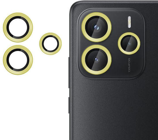Kalebol Camera Protection Tempered Glass Gold for the Redmi Note 14 4G