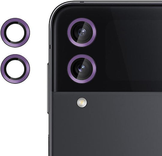 Kalebol Camera Protection Tempered Glass Purple for the Samsung Galaxy Z Flip4