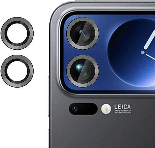 Kalebol Camera Protection Tempered Glass Black for the Xiaomi 17 Pro