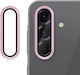 Kalebol Camera Protection Tempered Glass Pink for the Samsung Galaxy A36, Samsung Galaxy A56 5G