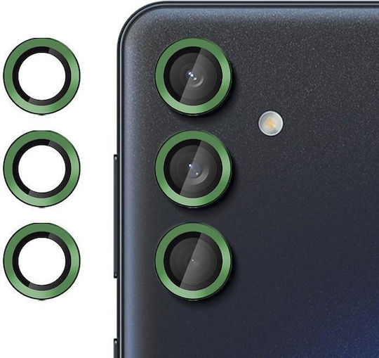 Kalebol Camera Protection Tempered Glass Green for the Samsung Galaxy M55