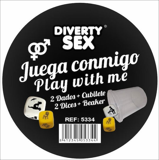 Diverty Sex 2-Dice Cup Straight Positions Place 8412345053344