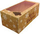 Craft dreptunghiular Hârtie Crăciun Cutie pentru Cadou Maro 18.5x9.3x7.5cm.
