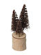 Brown Wooden Christmas Decorative Tree