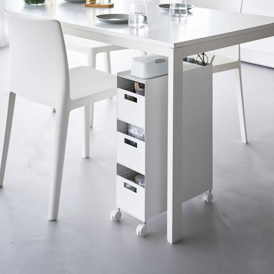 Yamazaki Tower Trolley White Yamazaki Tower Trolley White