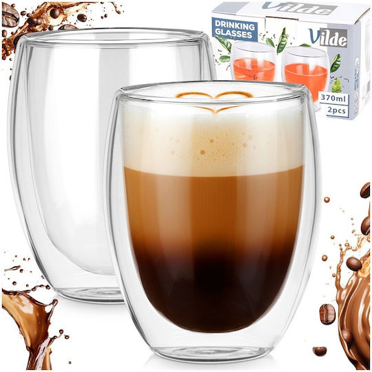 Vilde Premium Double Walled Σετ Φλιτζάνια Cappuccino 2τμχ