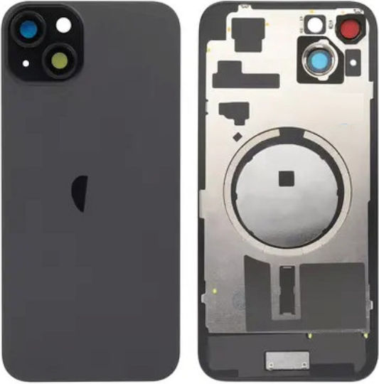 Κапак за замяна на батерията Battery Door Camera Lens Magsafe Черен за iPhone 15 Plus