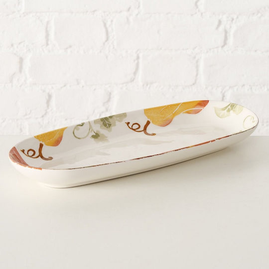 MSA Servierplatte Oval Keramik Weiß 35x15cm 1Stück