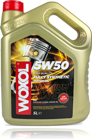 Woxol Синтетичен Масло за Автомобили 5W-50 5лт WXL-5-50-5