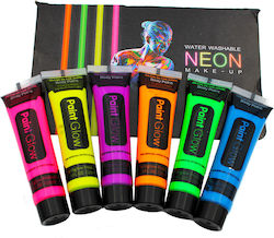 Μακιγιάζ Σώματος Προσώπου Χρώματα Neon 25ml Επιλογή Χρώματος Κίτρινο Μακιγιάζ Σώματος Προσώπου Χρώματα Neon 25ml Επιλογή Χρώματος Κίτρινο