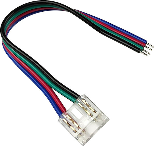 Eurospot Σύνδεσμος Ταινίας Led Cob Rgb Καλωδιακός Παροχικός Eu4955