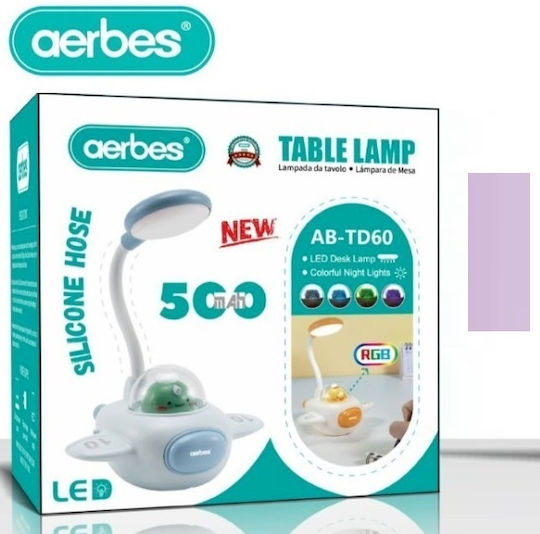 Aerbes Led Rechargeable Lamp for Camping Purple