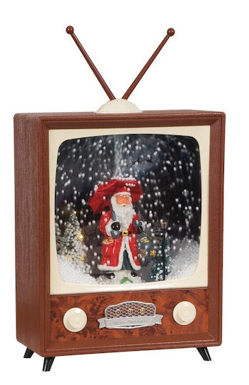 Christmas Snowball Illuminated with Santa Claus