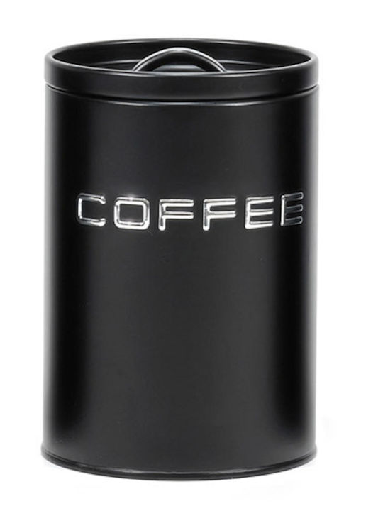Metal Cylinder Box Black 11x16cm