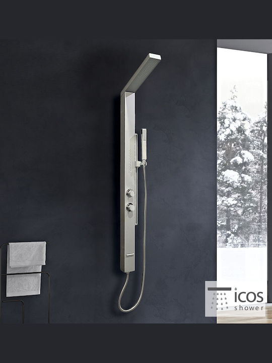 Icos Hydro Massage Column Silver