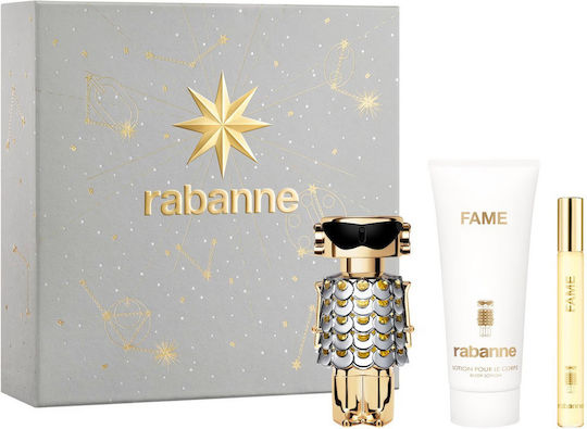 Rabanne Fame Women's Set with Body Lotion 3pcs