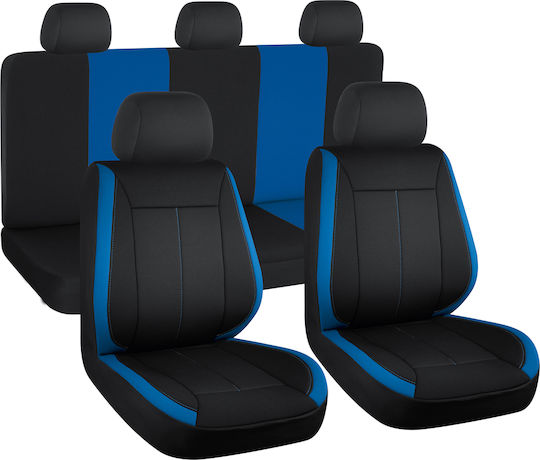Smartic Set Autositzlehnen 9Stück Blau / Gray
