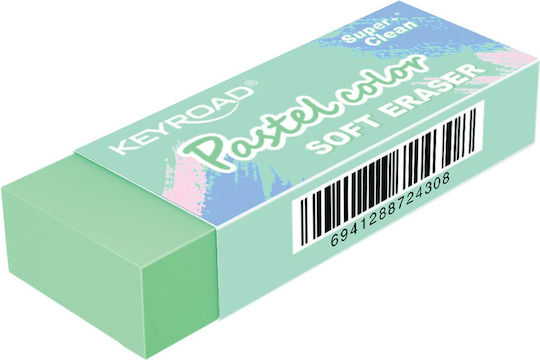 Keyroad Eraser Fun Pastel 4 Colours 1 Piece Green